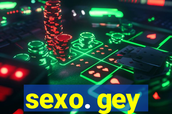 sexo. gey